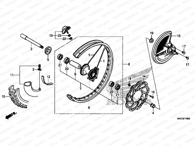 FRONT WHEEL