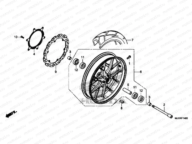 FRONT WHEEL