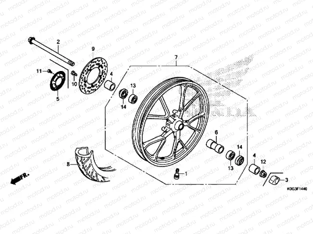 FRONT WHEEL