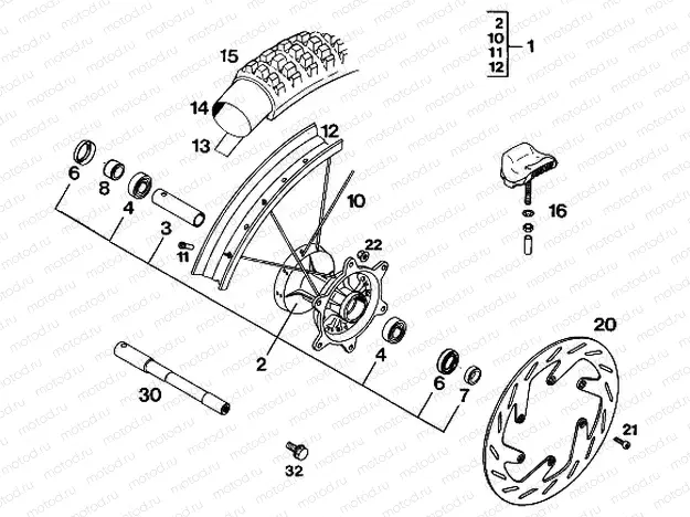 FRONT WHEEL