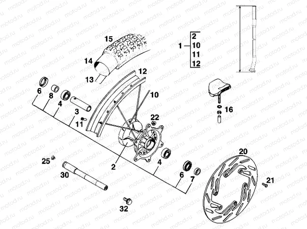 FRONT WHEEL