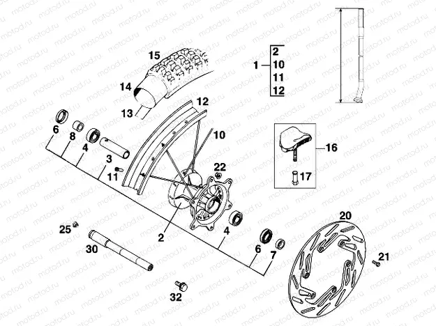 FRONT WHEEL