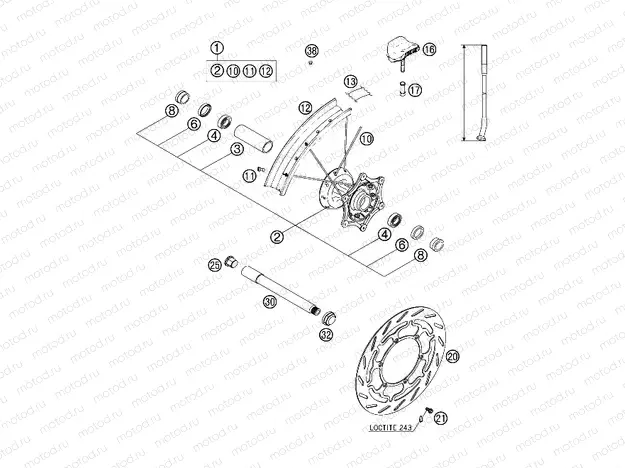 FRONT WHEEL