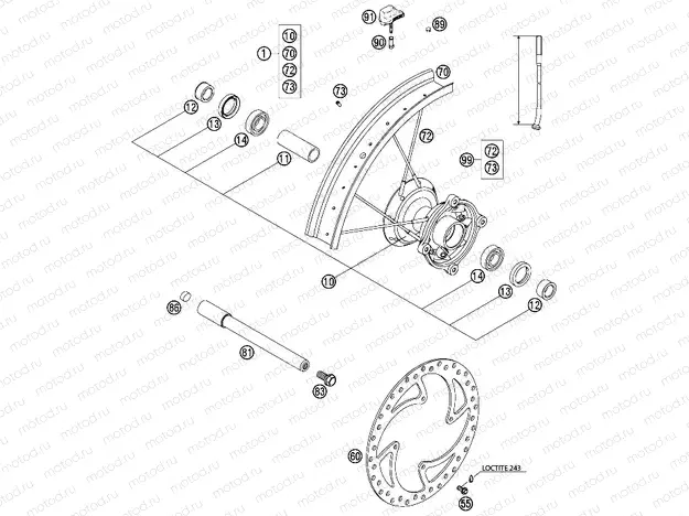 FRONT WHEEL