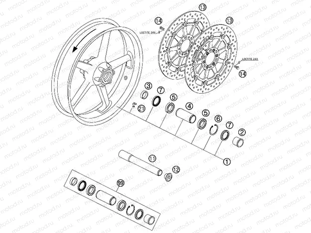 FRONT WHEEL