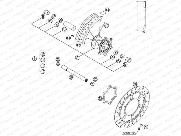 FRONT WHEEL