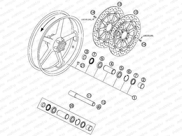FRONT WHEEL
