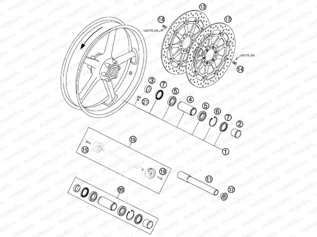 FRONT WHEEL