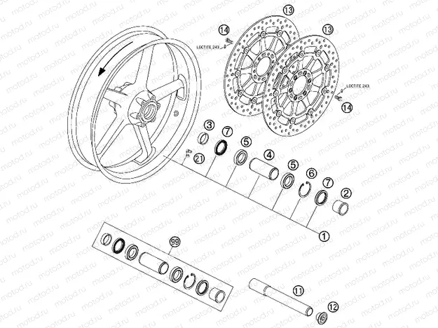 FRONT WHEEL