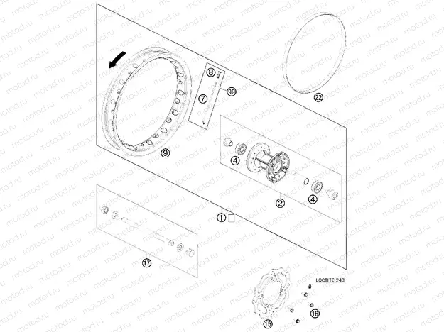 FRONT WHEEL