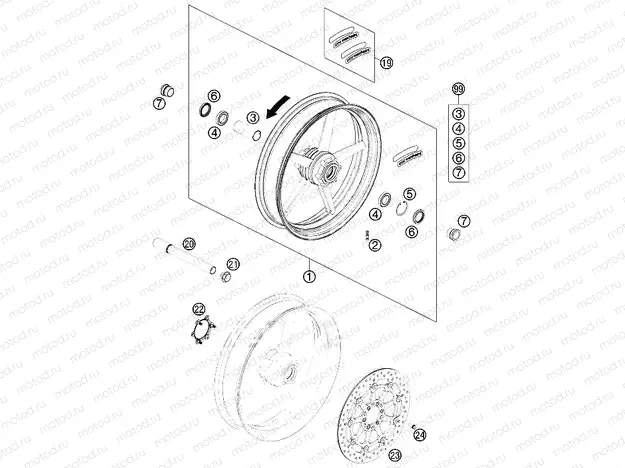 FRONT WHEEL