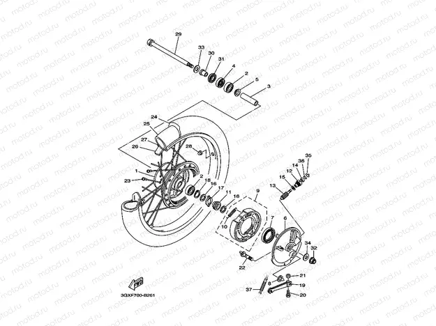 FRONT WHEEL 2