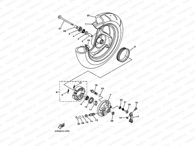 Front Wheel 2 (4JPA)