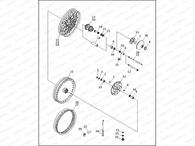 FRONT WHEEL (2 OF 2)