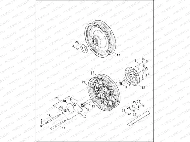 FRONT WHEEL (2 OF 2)