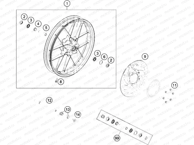 FRONT WHEEL