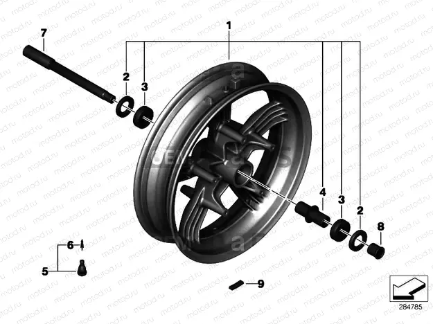 Front wheel