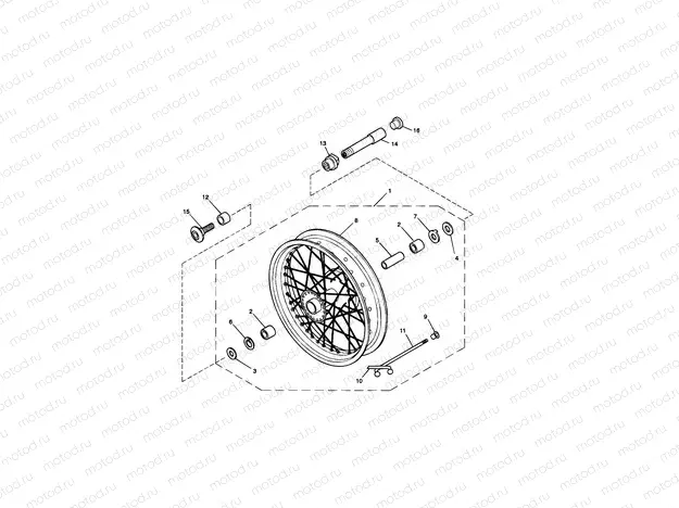 Front Wheel 281465-F2