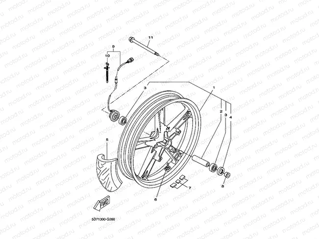 FRONT WHEEL