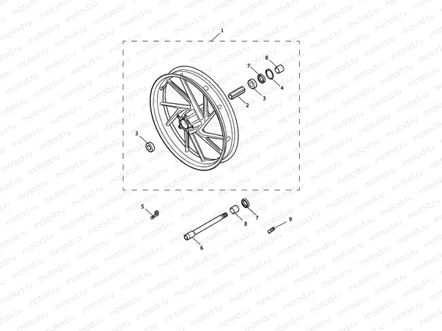 Front wheel