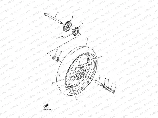 FRONT WHEEL