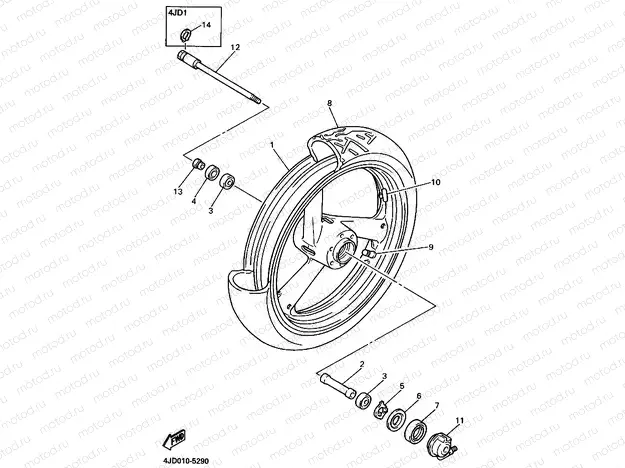 Front wheel