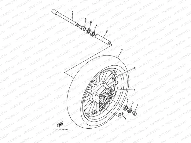 FRONT WHEEL