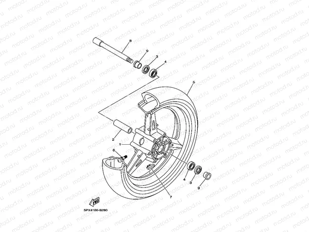 FRONT WHEEL