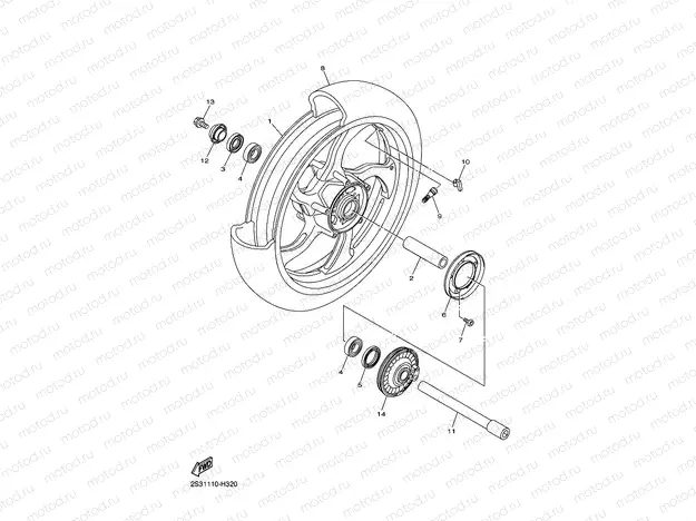 FRONT WHEEL