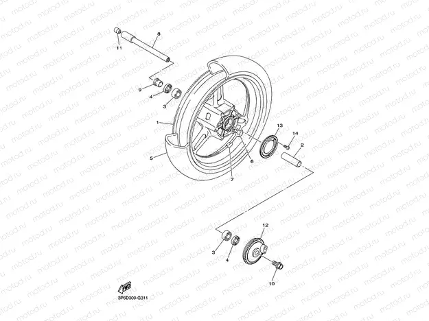 FRONT WHEEL