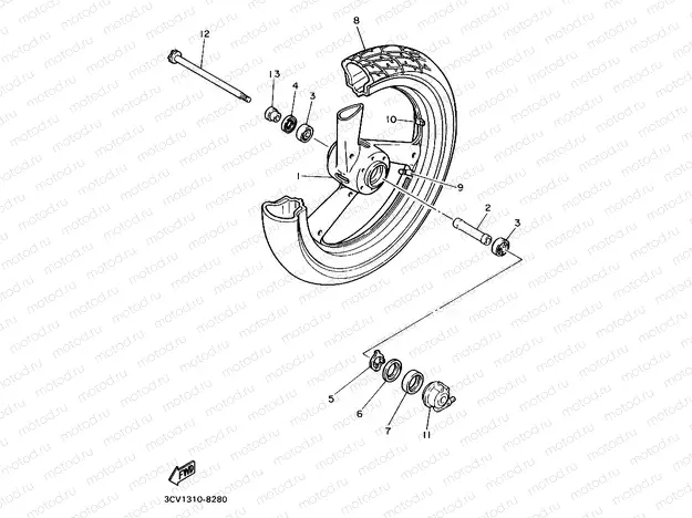 FRONT WHEEL
