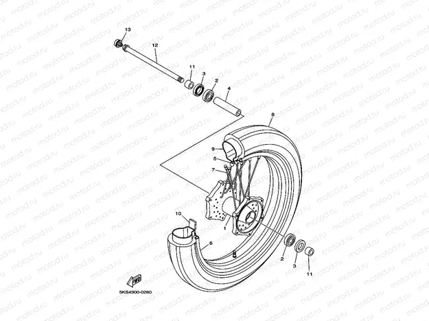 FRONT WHEEL