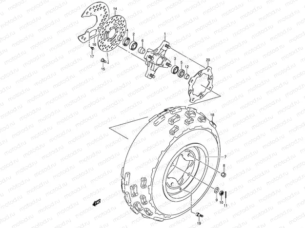 FRONT WHEEL