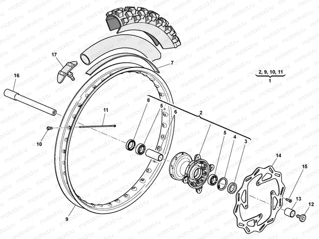 FRONT WHEEL