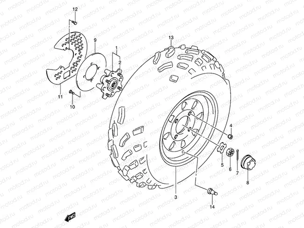 FRONT WHEEL