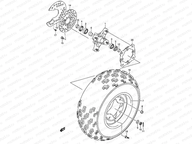 FRONT WHEEL