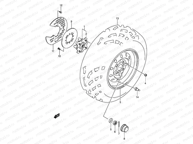 FRONT WHEEL
