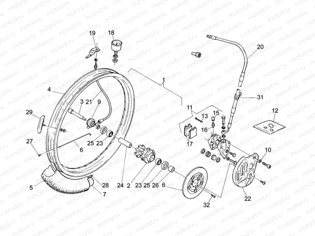 Front wheel