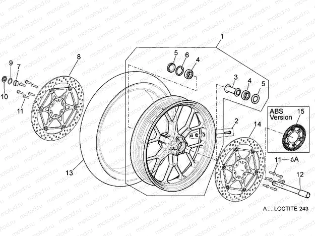 Front wheel