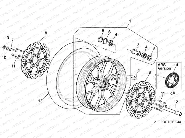 Front wheel