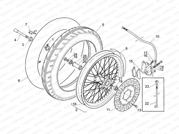 Front wheel