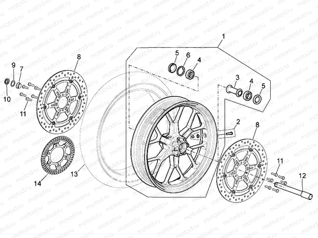 Front wheel