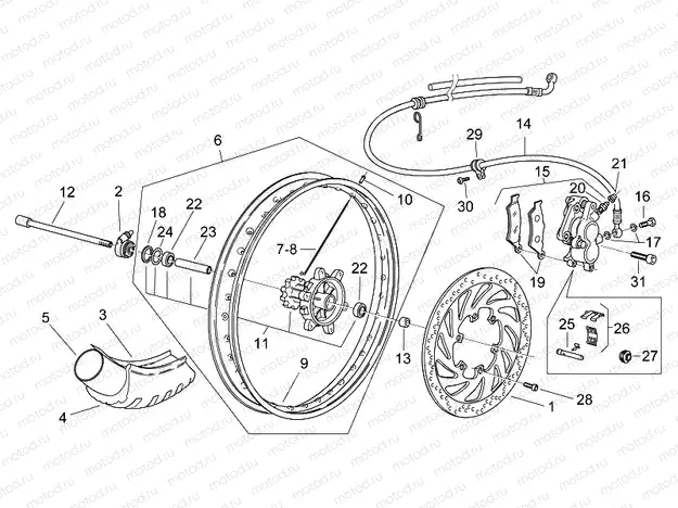 Front wheel