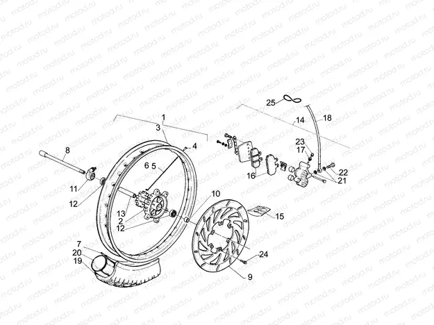 Front wheel
