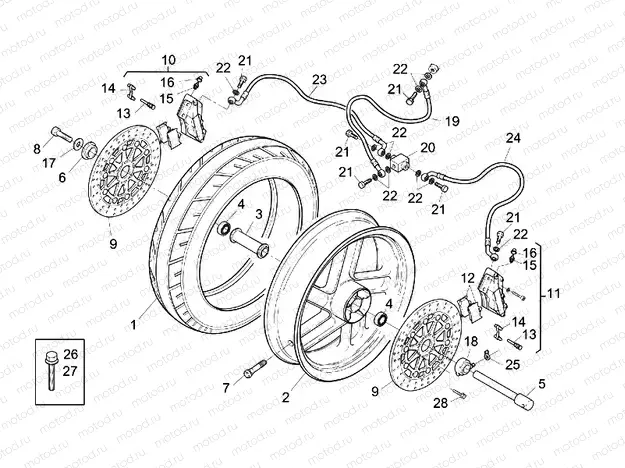 Front wheel