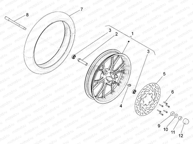 Front wheel