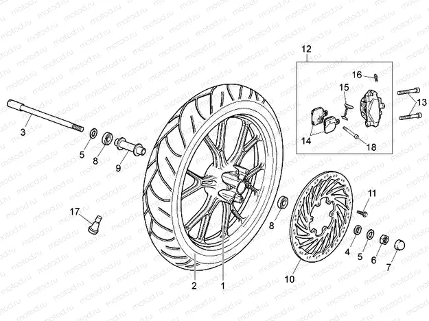 Front wheel