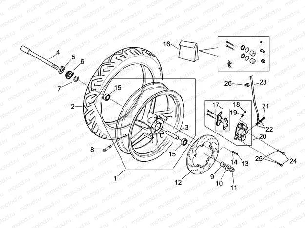 Front wheel