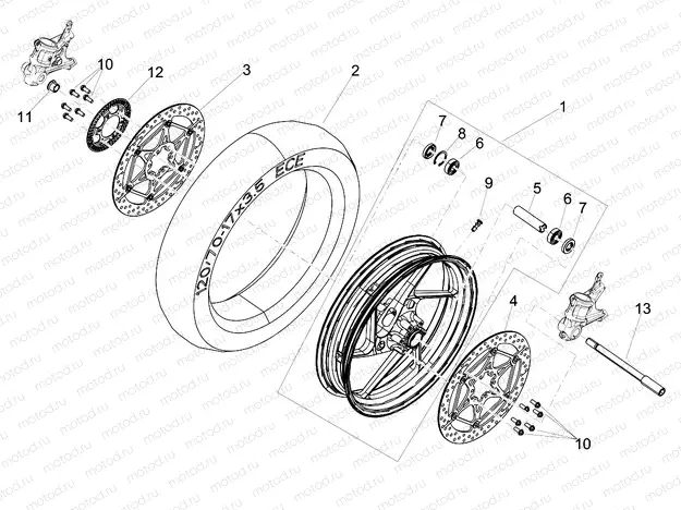 Front wheel