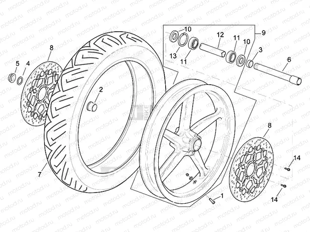 Front wheel